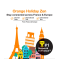 ORANGE HOLIDAY ZEN VOICE & DATA TRAVEL SIM CARD FOR EUROPE (12 GB DATA + 30 VOICE MINUTES WORLDWIDE)