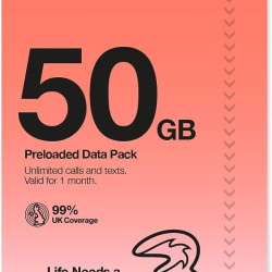 Three UK Mobile Coverage: 50GB SIM Card & UK Voice