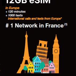 NEW PRODUCT - ORANGE HOLIDAY ZEN eSIM 12GB, 30 MIN. CALLS & 200 SMS FROM EUROPE TO WORLDWIDE + UNLIMITED CALLS & SMS IN EUROPE 