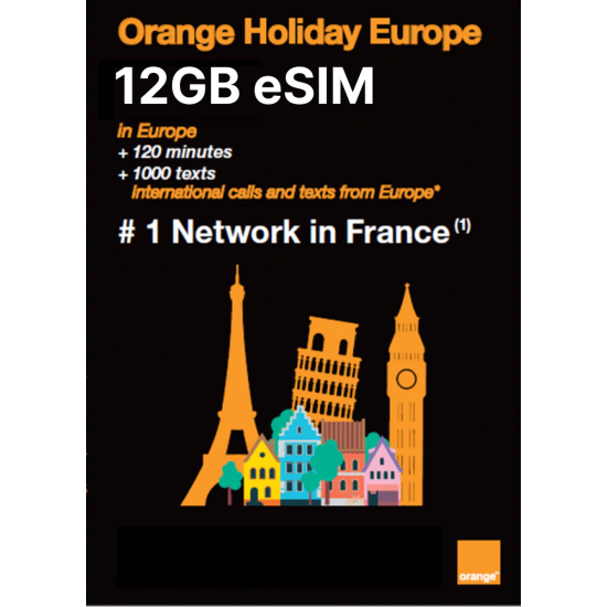  Orange, Europe eSIM